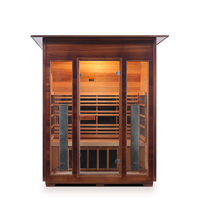 Enlighten - RUSTIC - 3 Full Spectrum Infrared Sauna