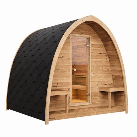 SaunaLife Garden-Series 6-Person G3 Outdoor Traditional Sauna