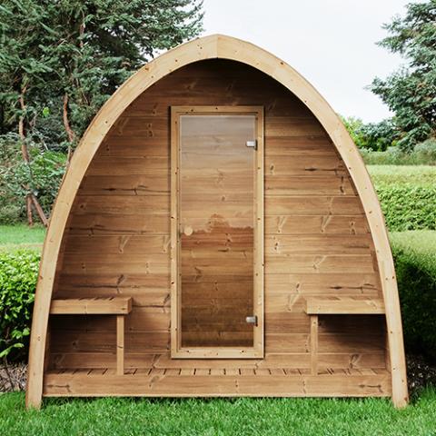 SaunaLife Garden-Series 6-Person G3 Outdoor Traditional Sauna